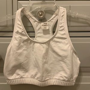 Women’s BodyWrappers White Racerback Sports Bra